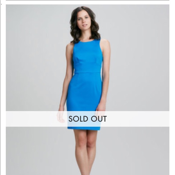 PRISTINE Trina Turk Blue Robyn Sleeveless Dress 12 - Picture 3 of 8